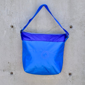 large zippered bag with outer pockets: orange/army green/lime (23-30)