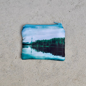 mini zippered pouches: toronto skyline