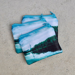mini zippered pouches: toronto skyline