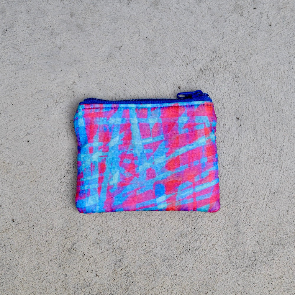 mini zippered pouches: abstract SALE