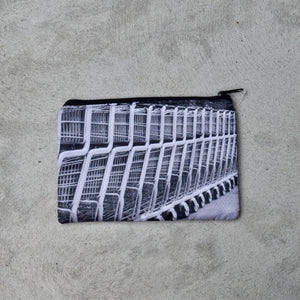 large flat zippered pouch: shopping carts SALE!