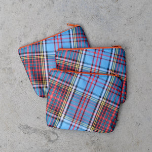 zippered pouch: anderson tartan SALE!