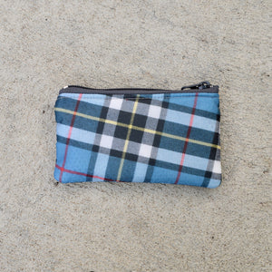 mini and coin zippered pouches: thomson blue SALE!