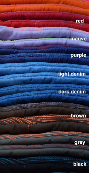 neck pouches: assorted colours
